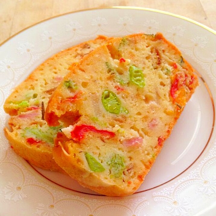 野菜たっぷり❤️アボカドオイルでヘルシーケークサレ